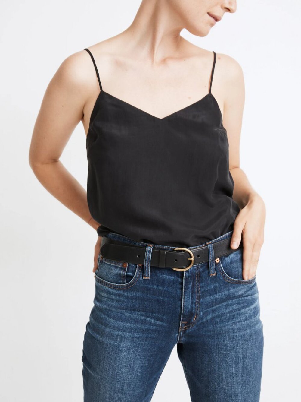 Madewell Medium Perfect Leather Belt • size medium • B3052